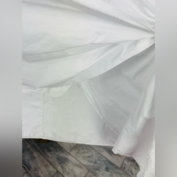 Anine Bing White Long Sleeve Button Down White T Shirt Front Twist Dress - Picture 7 of 11